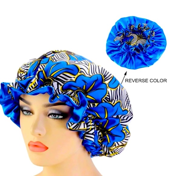 Classy Silky & Smooth Satin Bonner Cap. - Picture 5 of 9